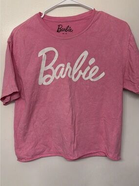Barbie Pink Logo Women’s  Short Sleeve Tee